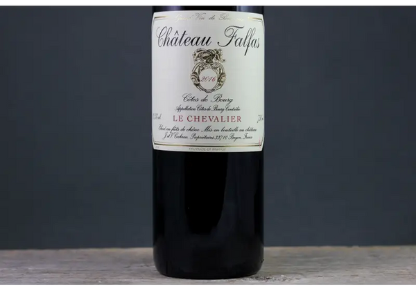 2016 Chateau Falfas Le Chevalier Côtes de Bourg - $60 - $100 750ml Bordeaux Cabernet Sauvignon