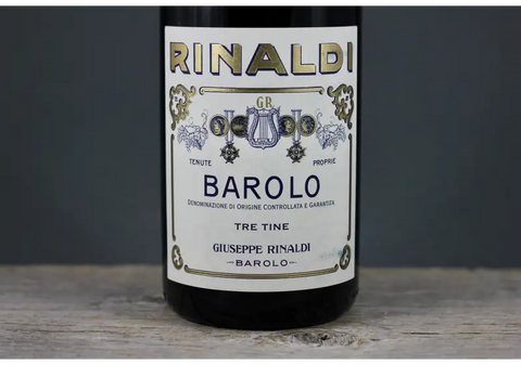2018 Giuseppe Rinaldi Barolo Tre Tine - $400+ 750ml Italy