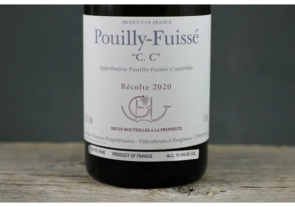 2020 Domaine Guffens-Heynen Pouilly Fuissé C.C. - $200-$400 - 2020 - 750ml - Burgundy - Chardonnay