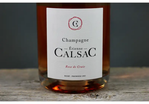 Etienne Calsac Rose de Craie Extra Brut Champagne NV - $60-$100 750ml All Sparkling Chardonnay