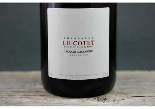 Jacques Lassaigne Le Cotet Blanc de Blancs Extra Brut Champagne NV