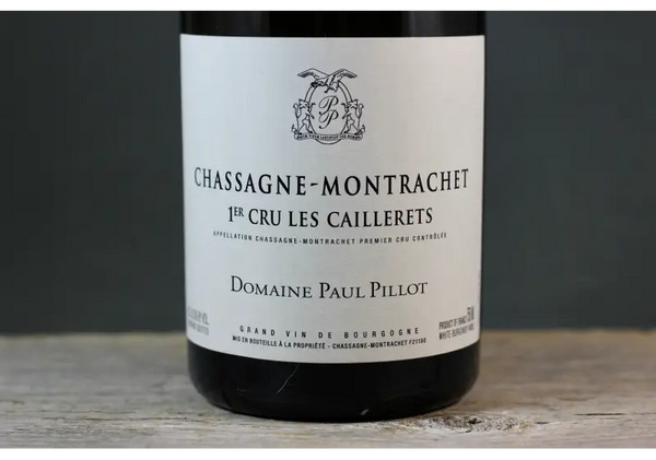 2019 Paul Pillot Chassagne Montrachet 1er Cru Les Caillerets - $400+ 750ml Burgundy Chardonnay