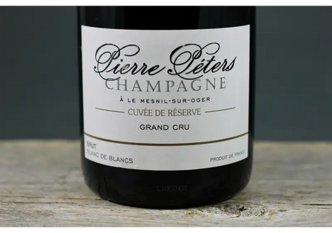 Pierre Peters Cuvée de Réserve Grand Cru Blanc Blancs Brut Champagne NV (DG: 10/22) - $60-$100 All Sparkling