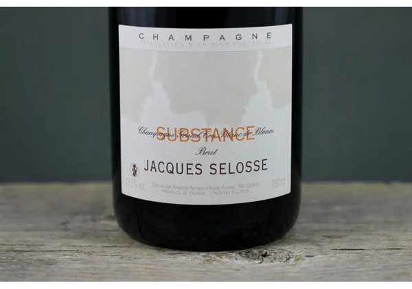 Jacques Selosse Substance Blanc de Blancs Champagne (DG 05/20) (Pre - Arrival) - $400 + 750ml All Sparkling Avize