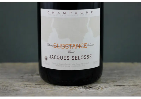 Jacques Selosse Substance Blanc de Blancs Champagne (DG 05/20) (Pre-Arrival) - $400+ 750ml All Sparkling Avize