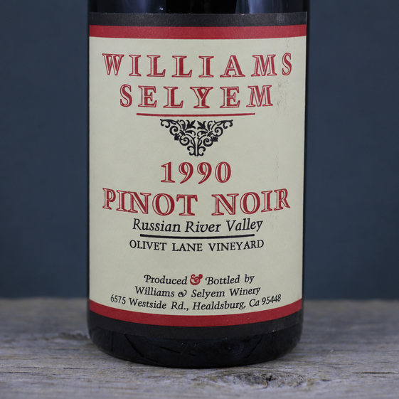 1990 Williams Selyem Olivet Lane Vineyard Pinot Noir (Pre Arrival)